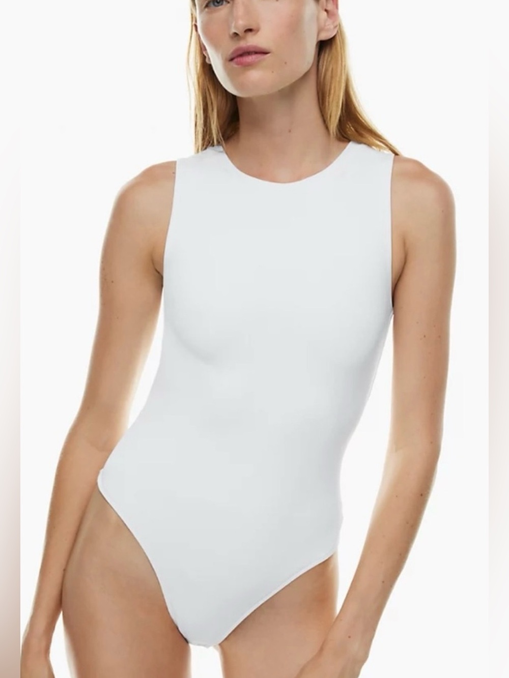Aritzia Contour Seamless Bodysuit White, size S, like new!